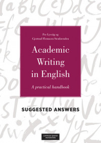 Academic Writing in English Suggested Answers