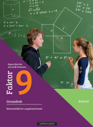 Faktor 9 Grunnbok Unibok av Espen Hjardar og Jan-Erik Pedersen (Nettsted)