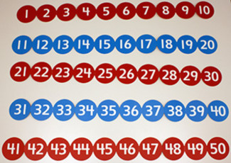 Matematikk 1-4 fra Cappelen Damm Tallslange 1-100 (Ukjent)