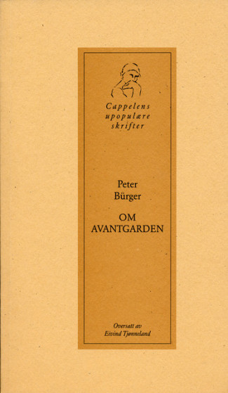 Om avantgarden av Peter Bürger (Heftet)